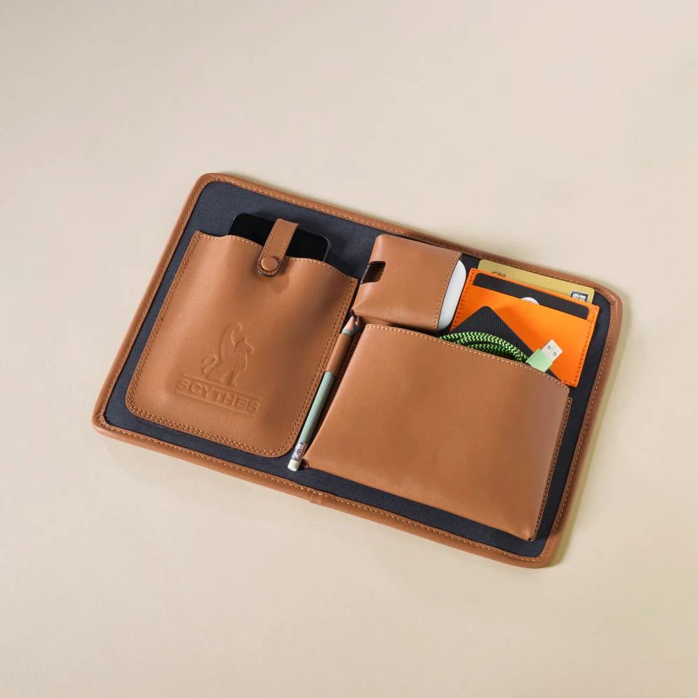 Compartiment ARES pour PARTHEAS camel cognac - Image 2