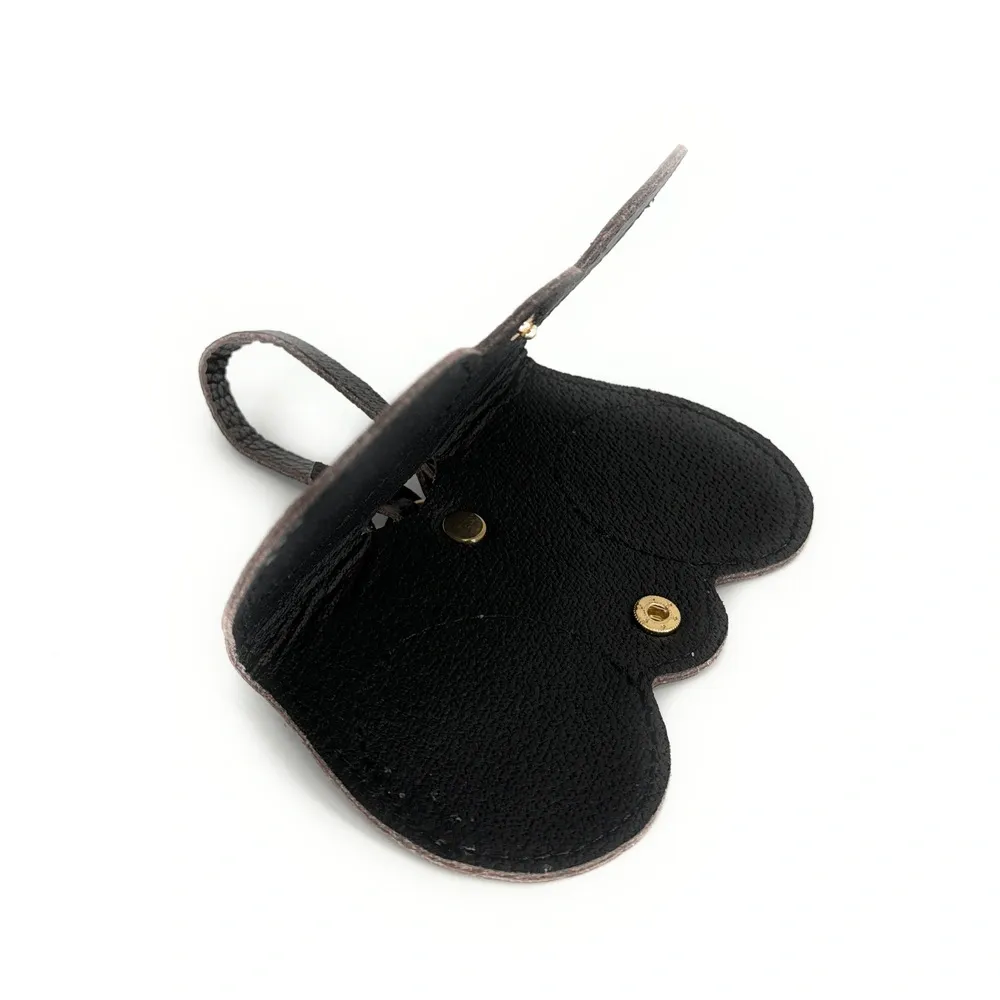 Etui à lunettes en cuir grainé PEANUT Chocolat - Image 7