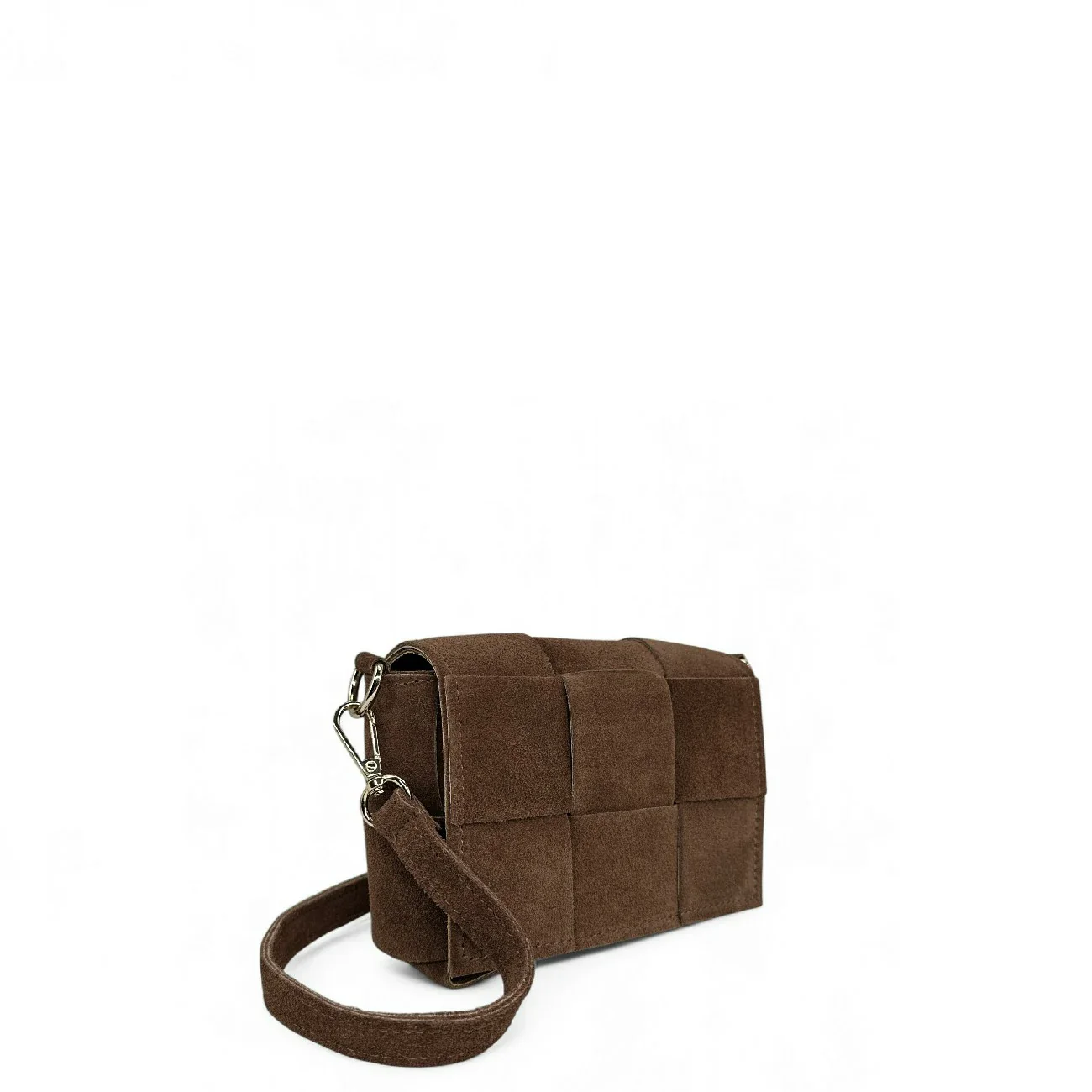 Micro sac en daim TWENTY TWO Chocolat - Image 2