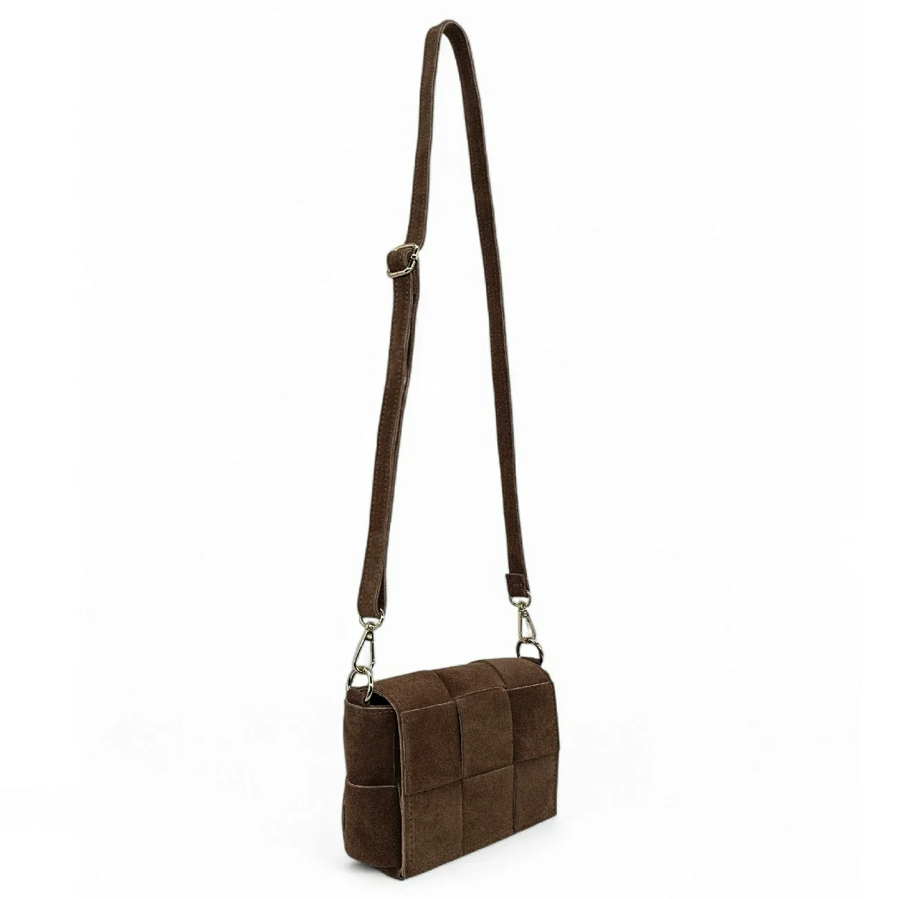 Micro sac en daim TWENTY TWO Chocolat - Image 5