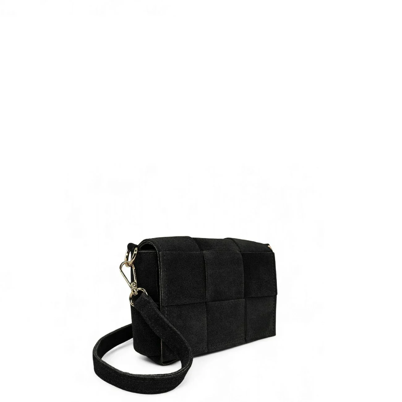 Micro sac en daim TWENTY TWO Noir - Image 2