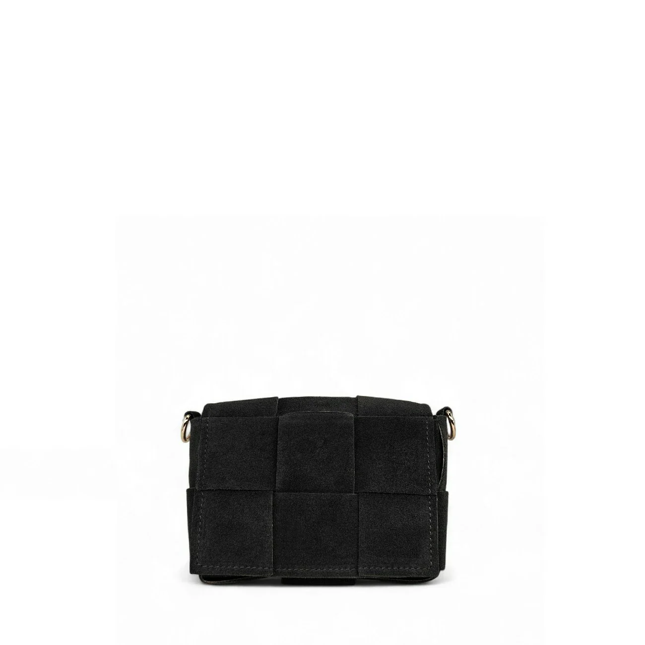 Micro sac en daim TWENTY TWO Noir - Image 4