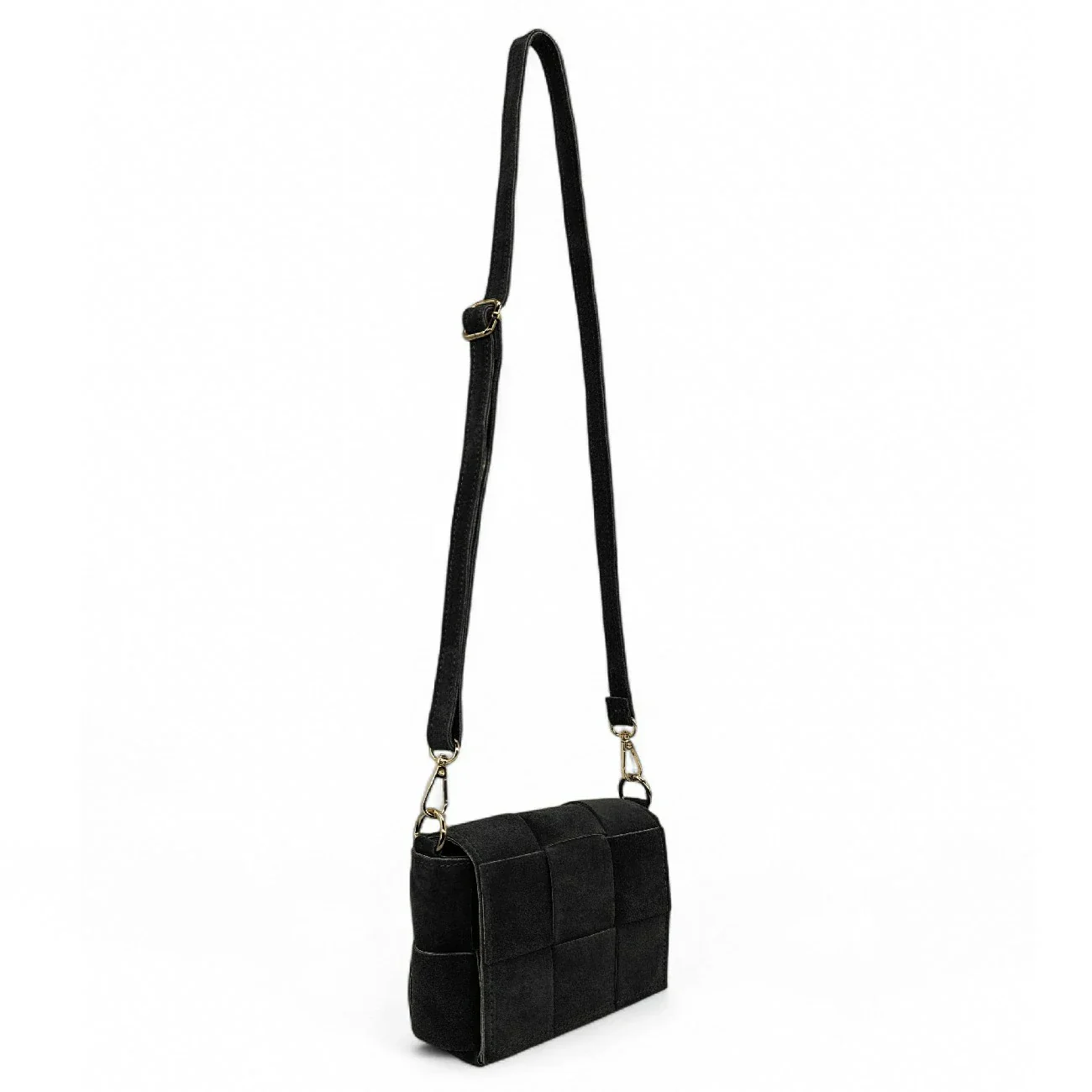 Micro sac en daim TWENTY TWO Noir - Image 7