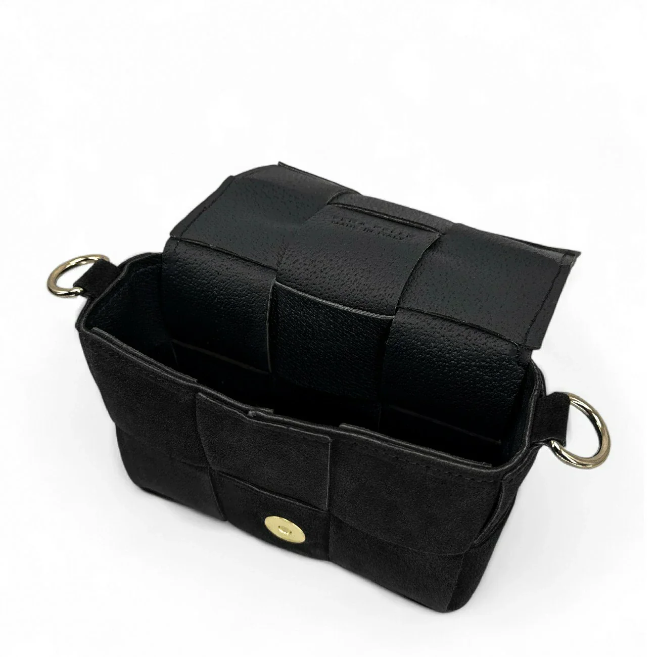 Micro sac en daim TWENTY TWO Noir - Image 8
