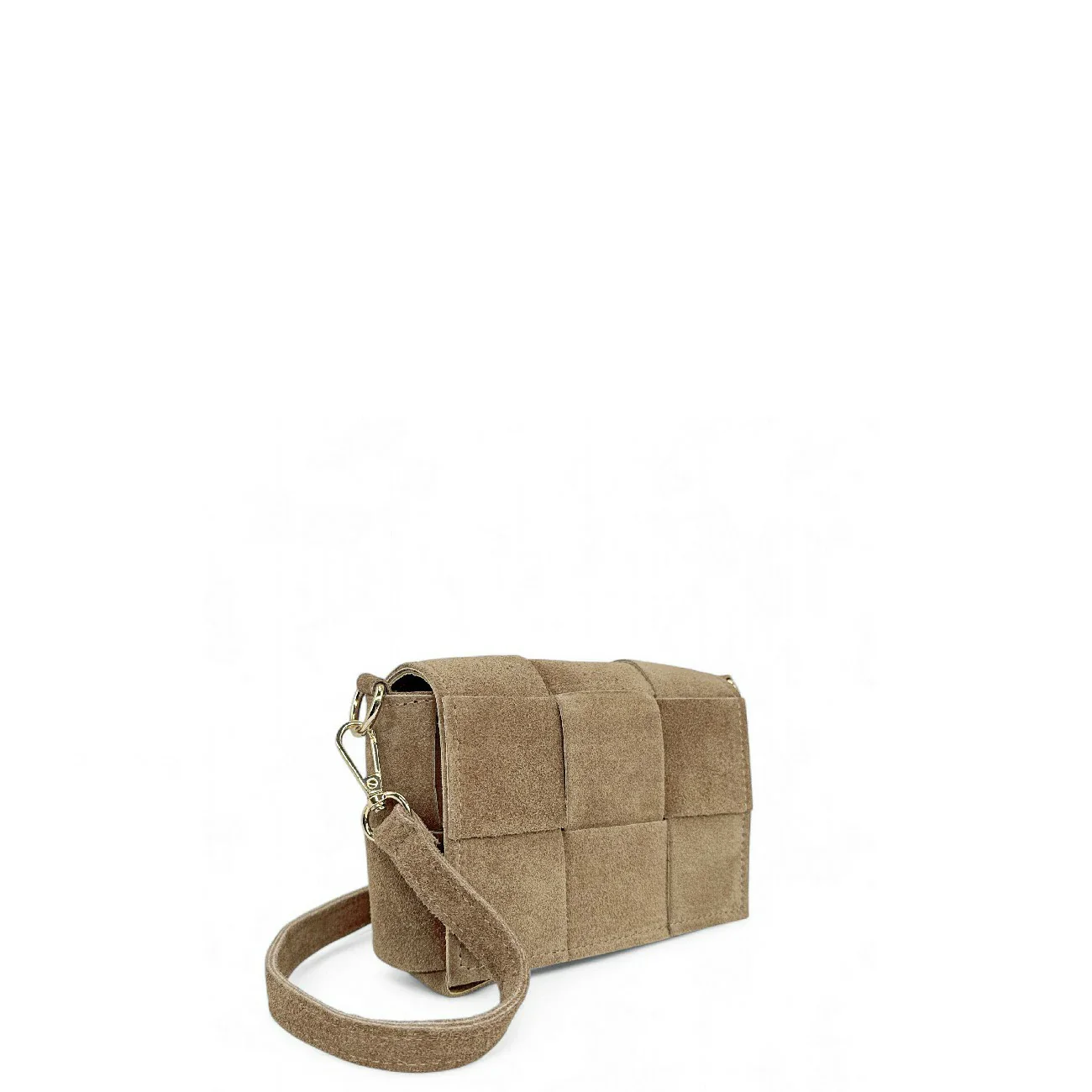 Micro sac en daim TWENTY TWO Taupe clair - Image 2