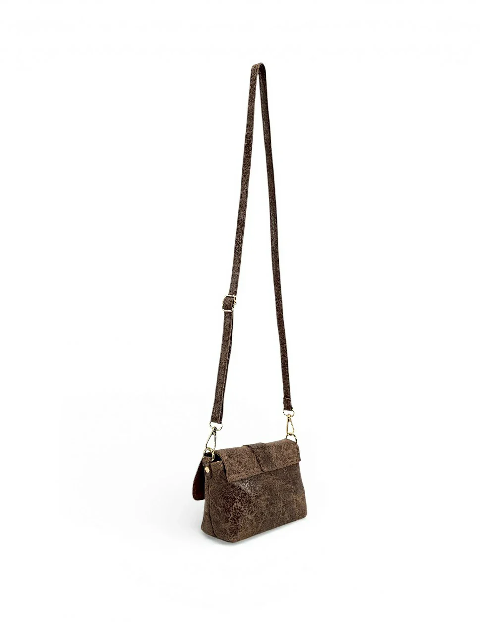 Micro sac en cuir brossé BERLINGOT Moka - Image 5