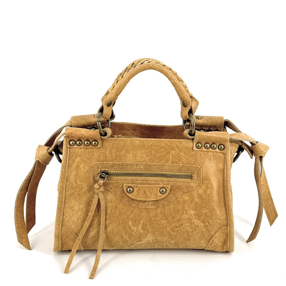 Mini-sac en cuir brossé POCKY Savane - Image 4