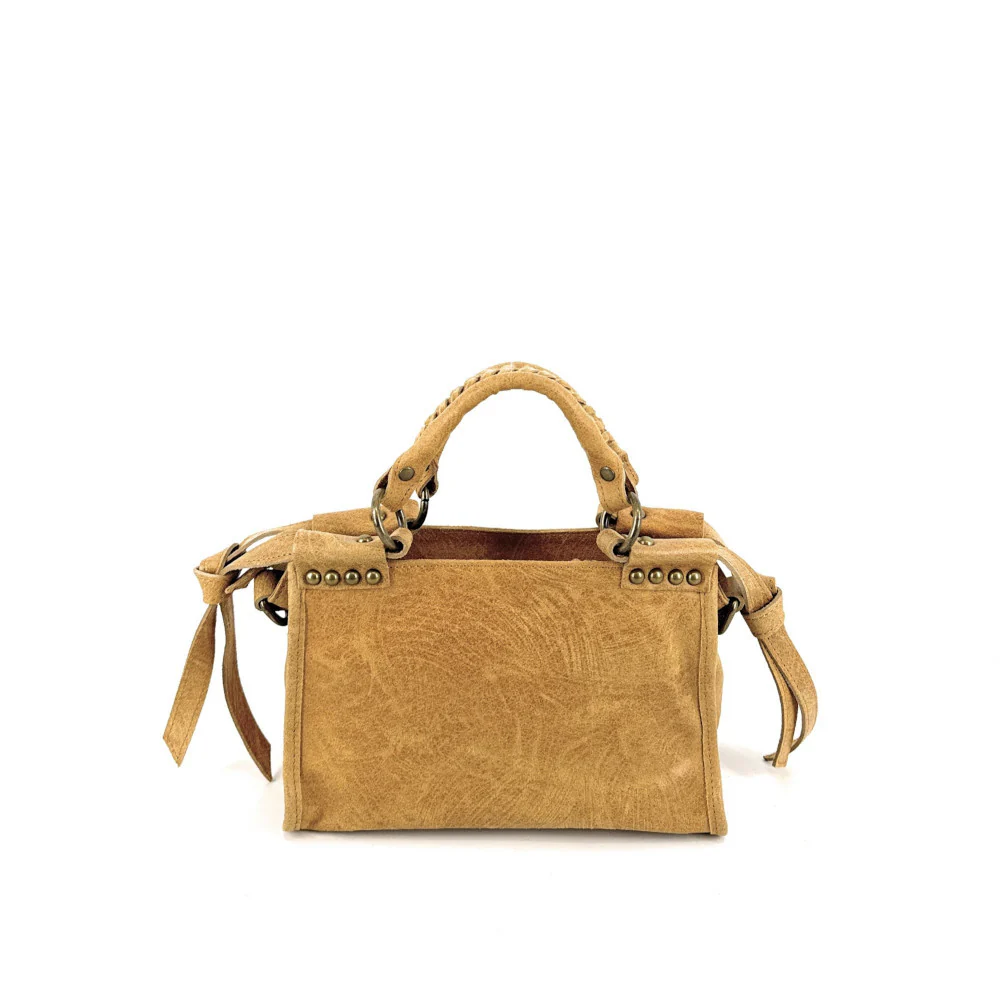 Mini-sac en cuir brossé POCKY Savane - Image 5