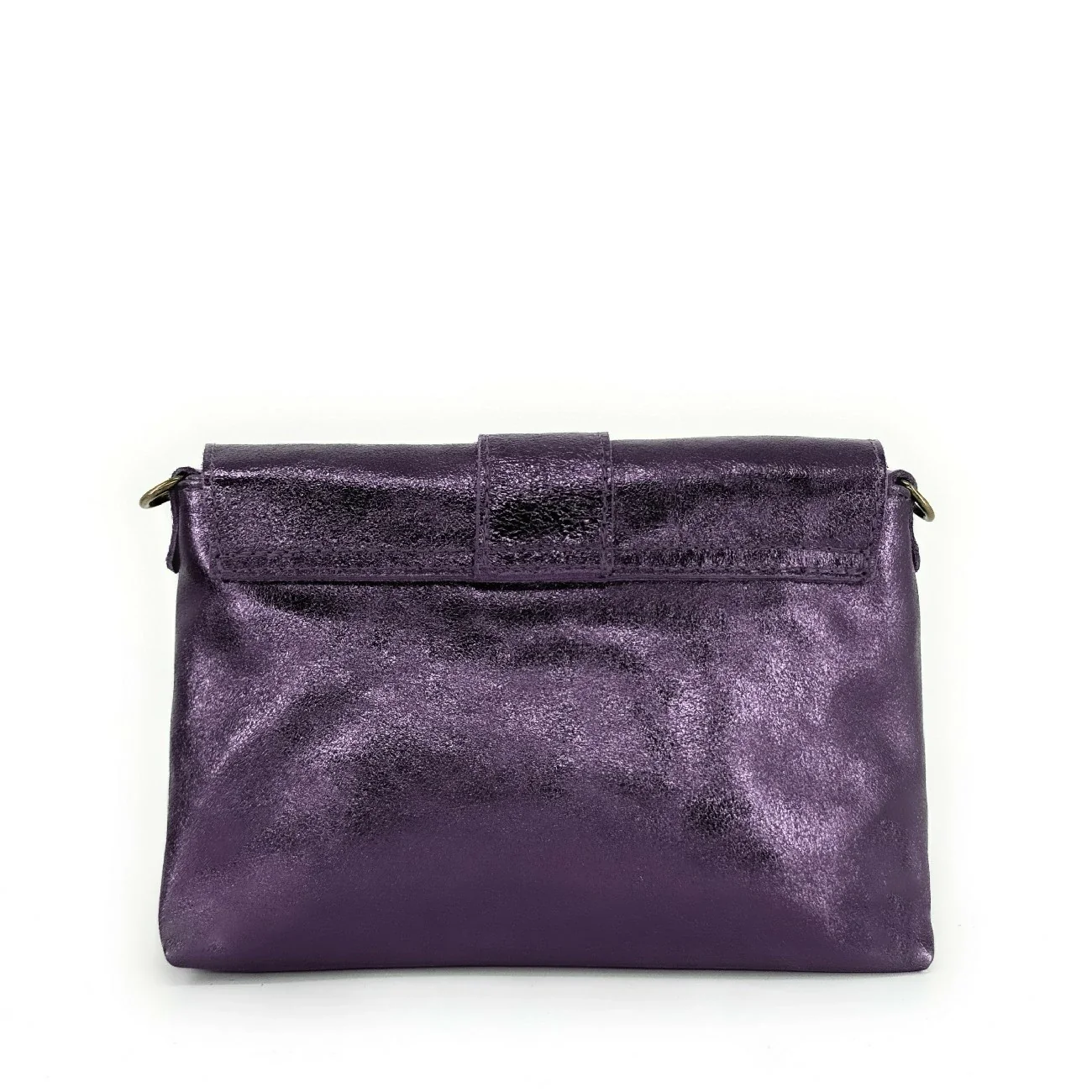 Mini sac en cuir irisé VERONE Prune irisé - Image 3