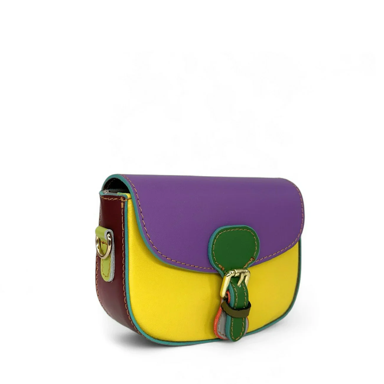 Mini-sac en cuir lisse MINI MADDY Multicolore 4 - Image 2