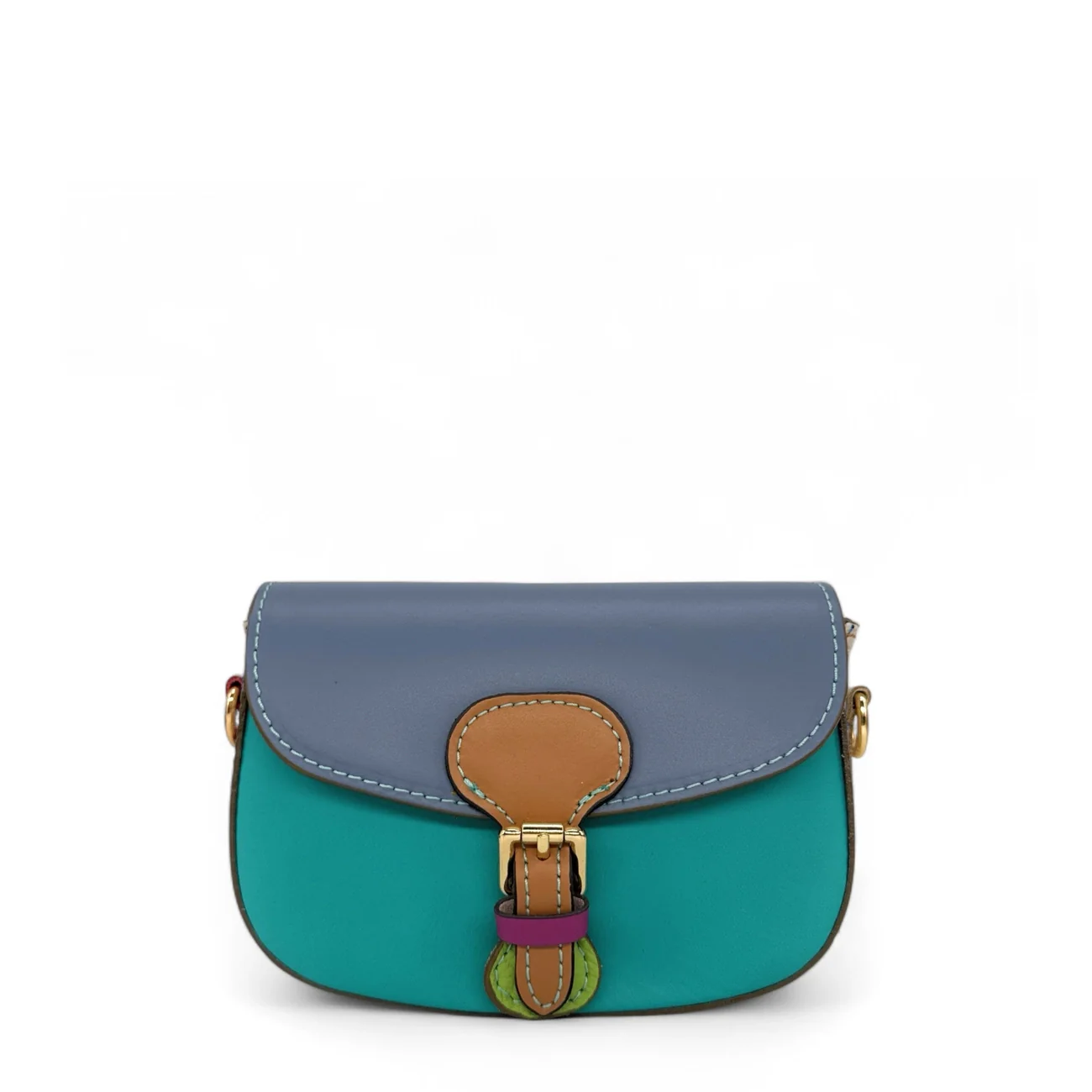 Mini-sac en cuir lisse MINI MADDY Multicolore 3 - Image 4