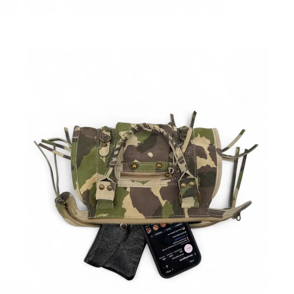 Mini sac en daim imprimée SANDSTORM MINI JUNGLE Camouflage - Image 6