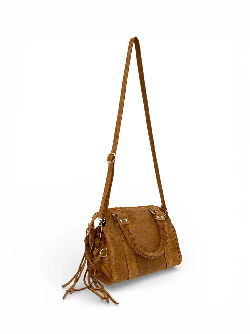 Mini-sac en daim STORM SUEDE MINI Camel clair - Image 5