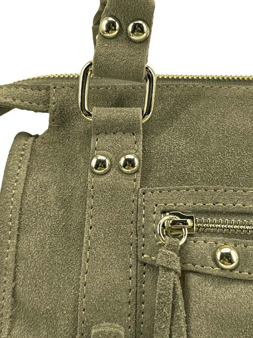 Mini-sac en daim STORM SUEDE NANO Vert kaki - Image 6