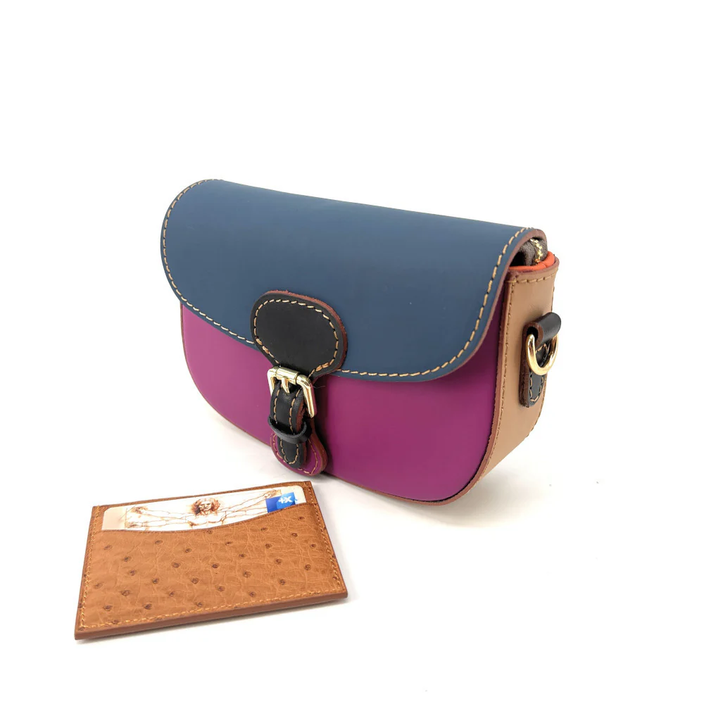 Mini-sac en cuir lisse MINI MADDY Multicolore 5 - Image 5