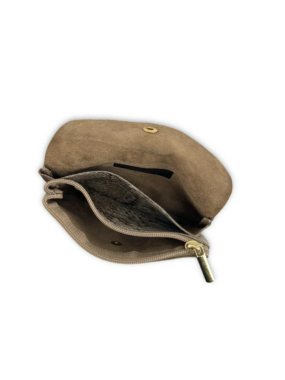 Pochette porte-monnaie en cuir brossé COMPO BROSSEE Python - Image 3