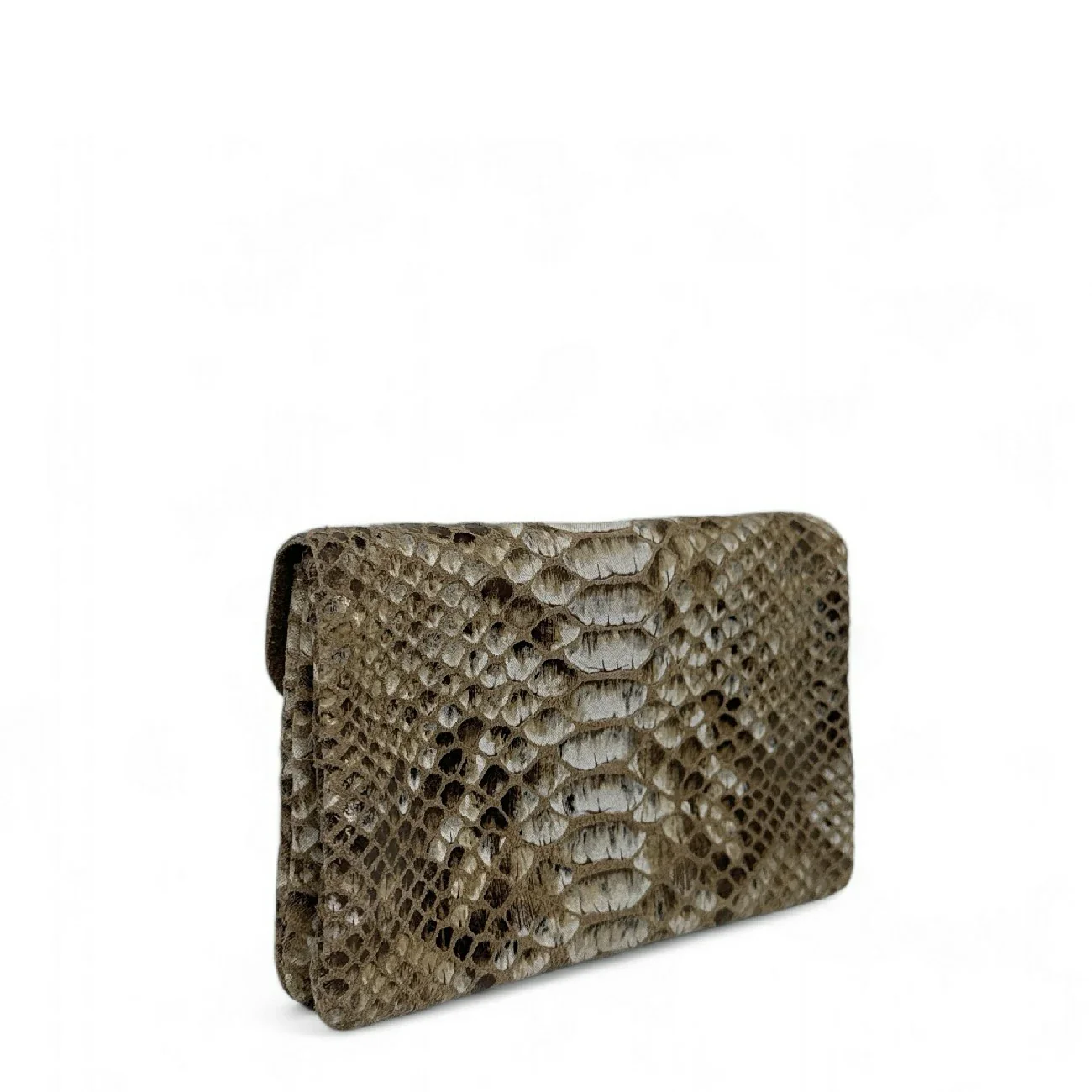 Pochette porte-monnaie en cuir brossé COMPO BROSSEE Python - Image 6