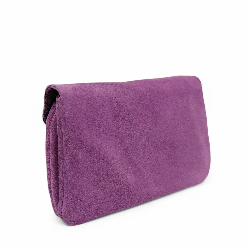 Pochette porte-monnaie en daim COMPO SUEDE Violine - Image 3