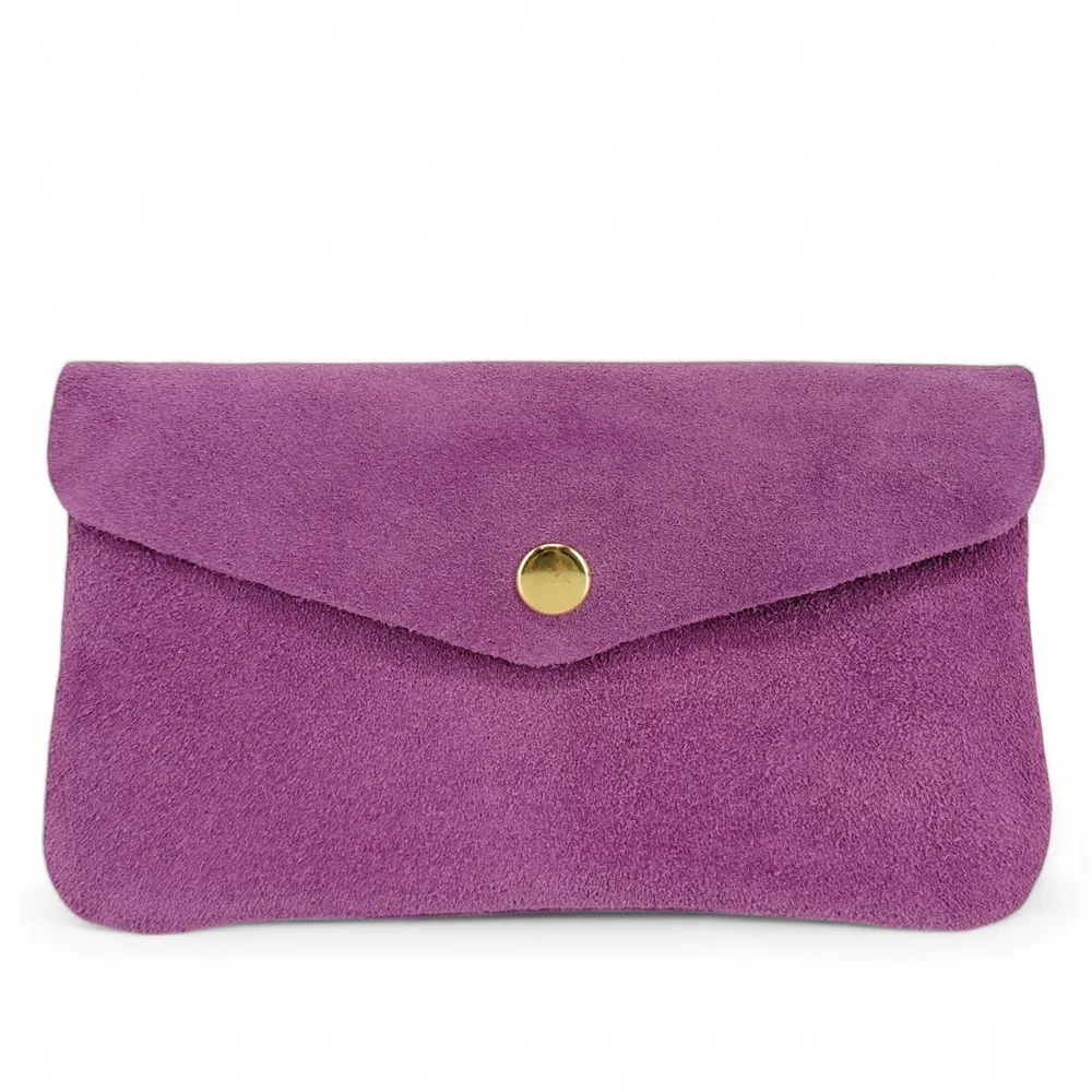 Pochette porte-monnaie en daim COMPO SUEDE Violine - Image 4