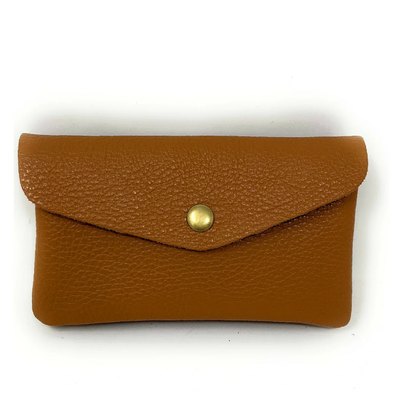 Pochette porte-monnaie en cuir grainé COMPO Camel - Image 4