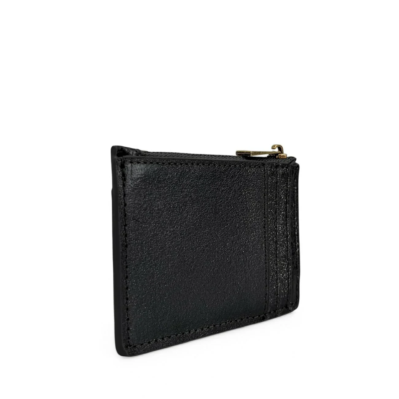 Porte-monnaie porte-cartes en cuir irisé EKKO Noir irisé - Image 2
