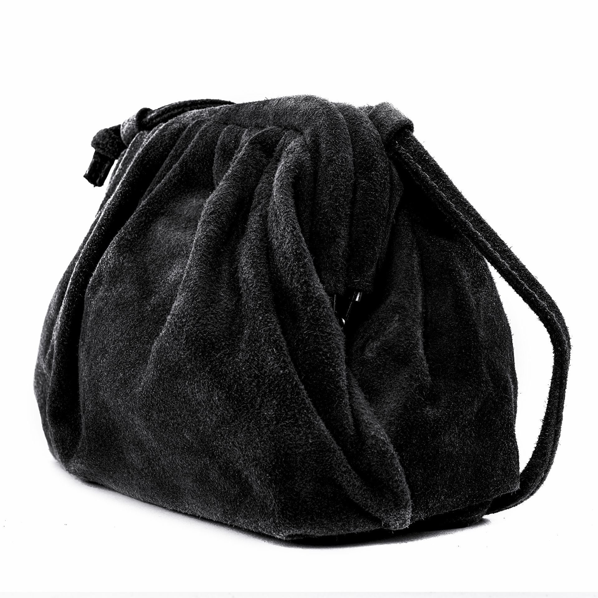 Sac à main pouch en daim BRASILIA Noir - Image 3