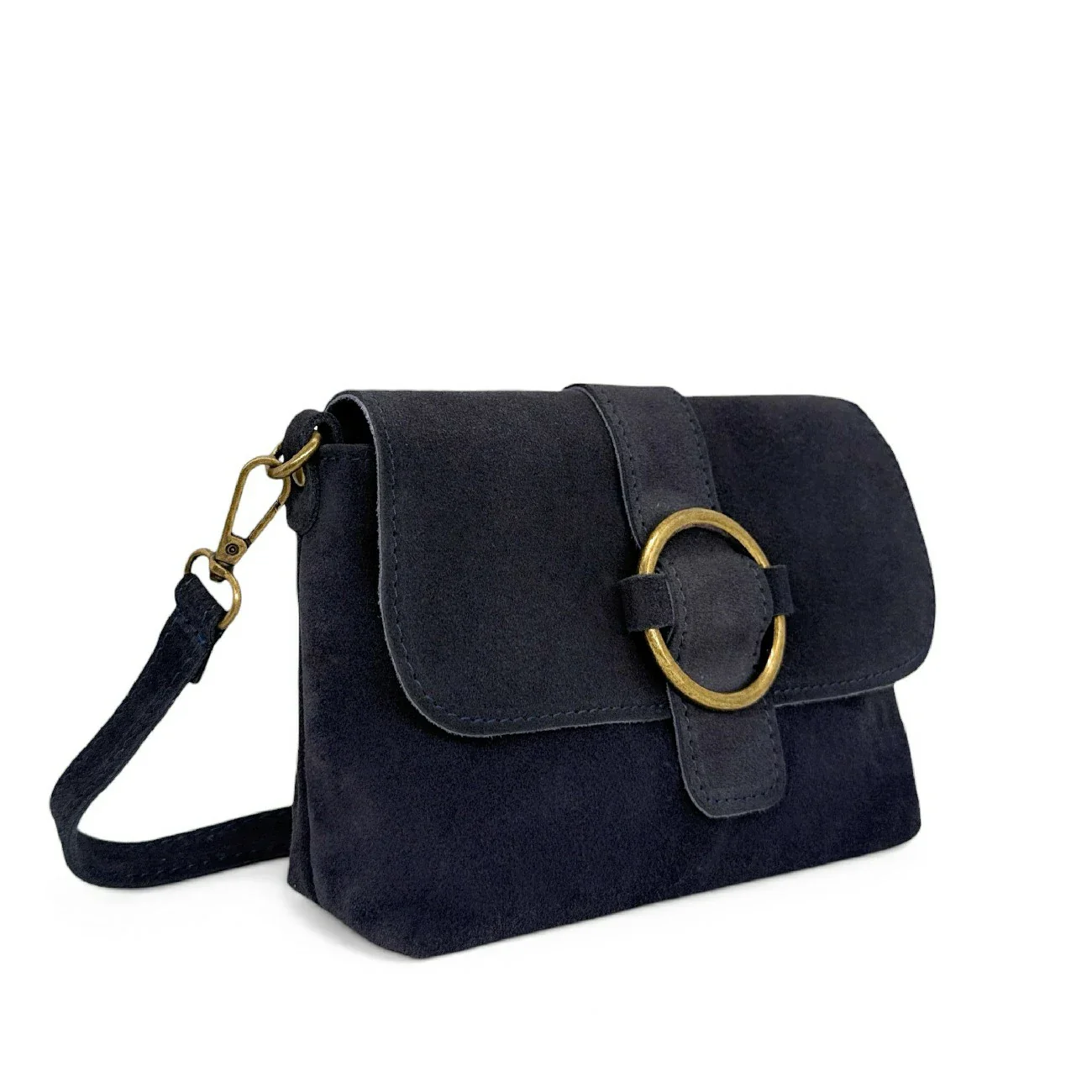 Sac à main en daim VERONE SUEDE Bleu marine - Image 2