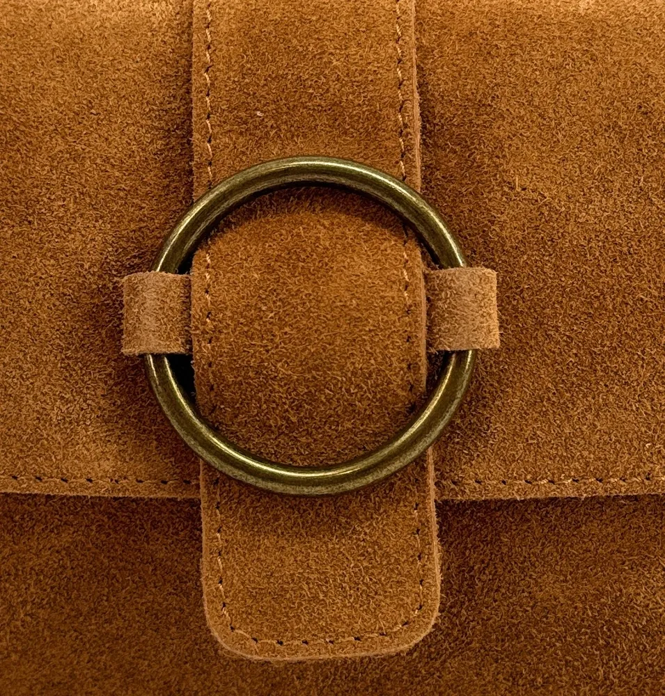 Sac à main en daim VERONE SUEDE Camel - Image 6
