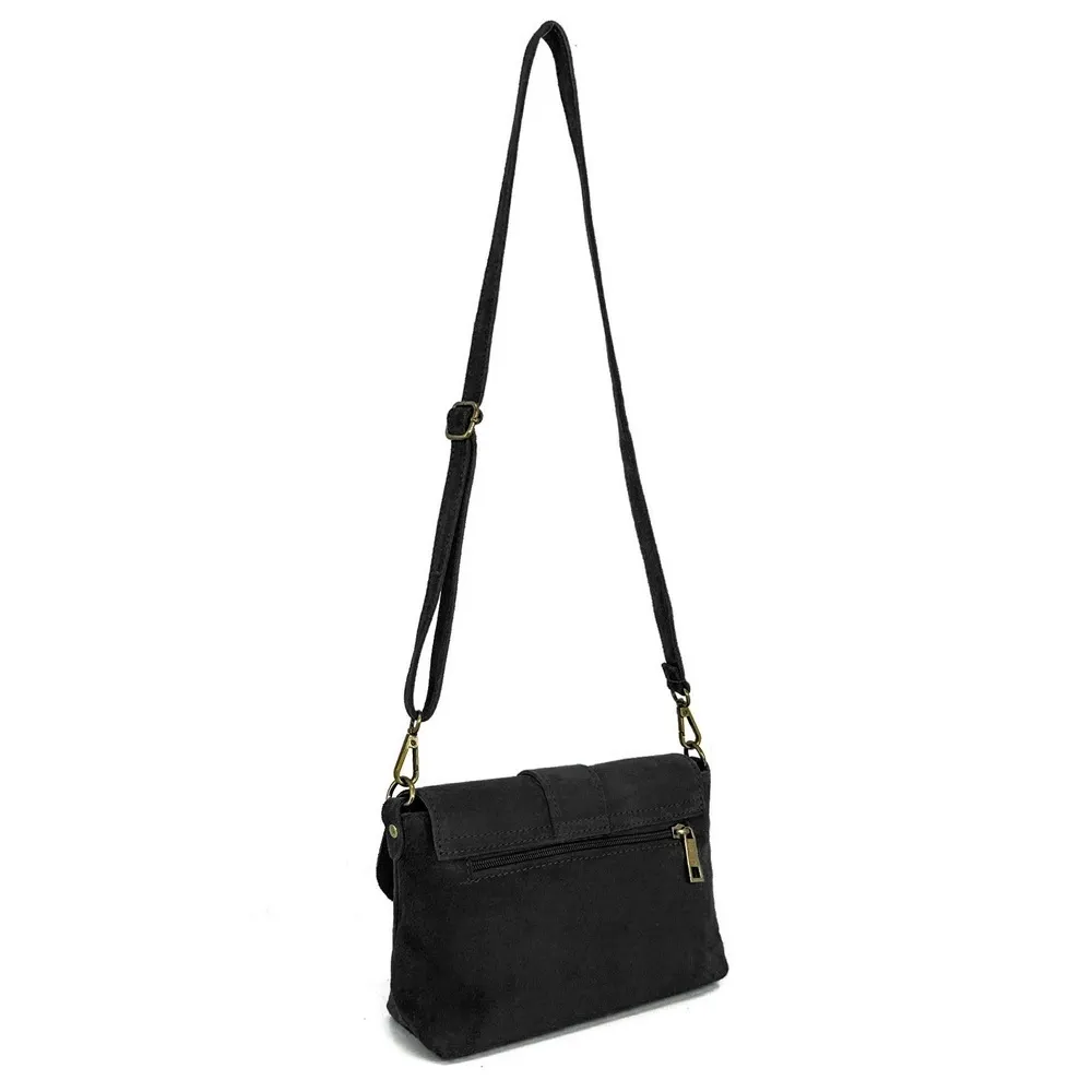 Sac à main en daim VERONE SUEDE Noir - Image 4
