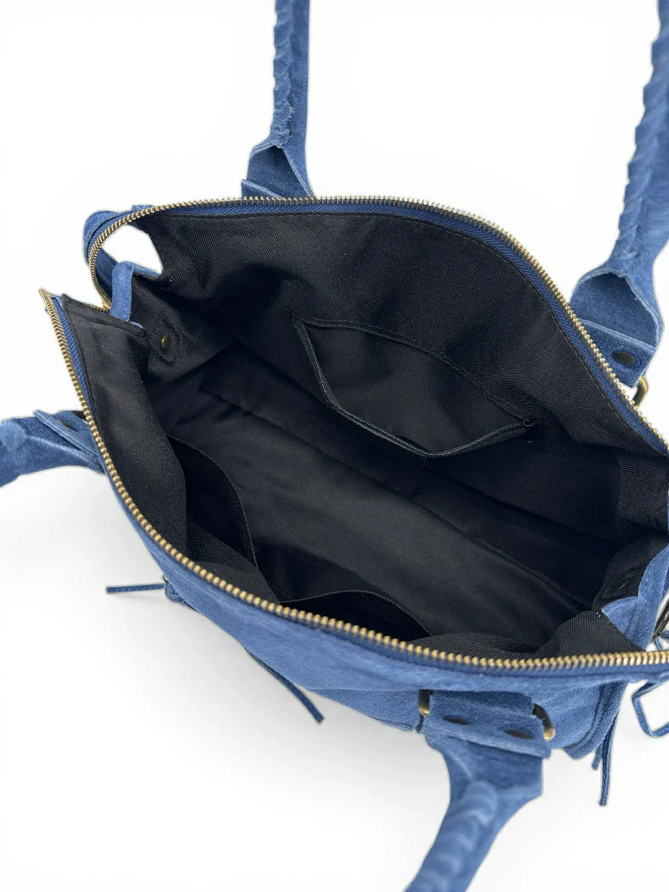 Sac à main en daim STORM SUEDE Bleu cobalt - Image 6
