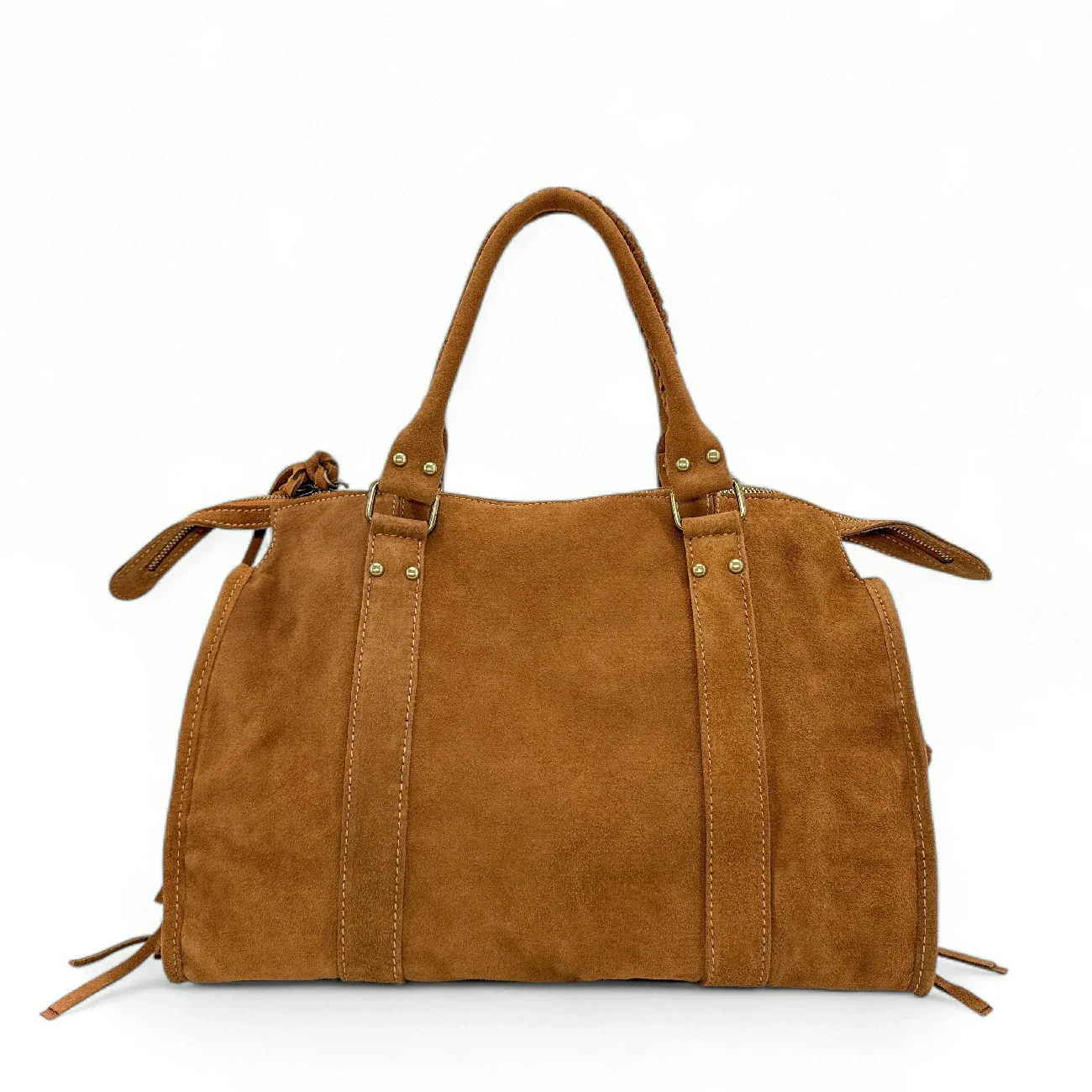 Sac à main en daim STORM SUEDE Camel foncé - Image 6