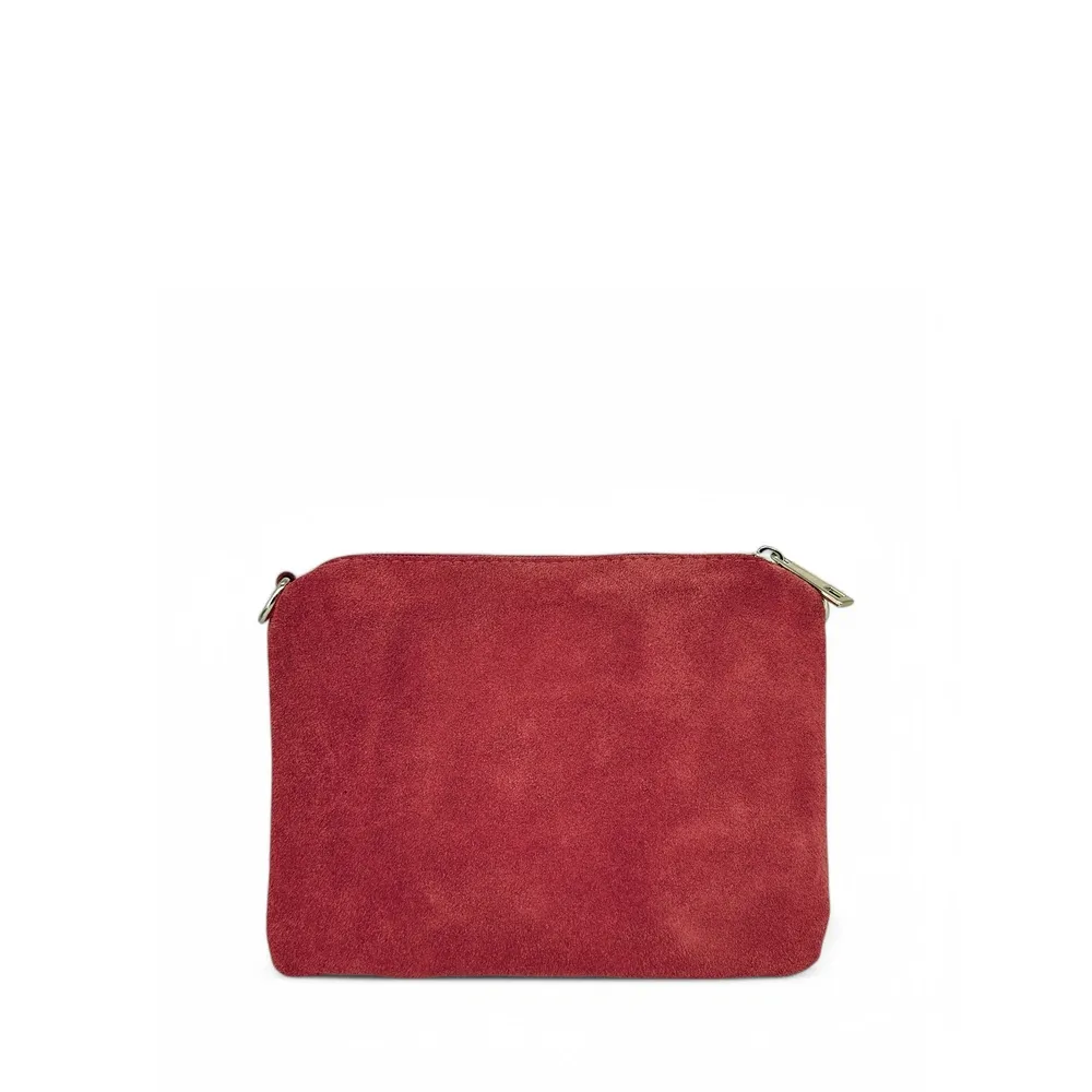 Sac à main en daim CHARLOTTE Framboise - Image 6