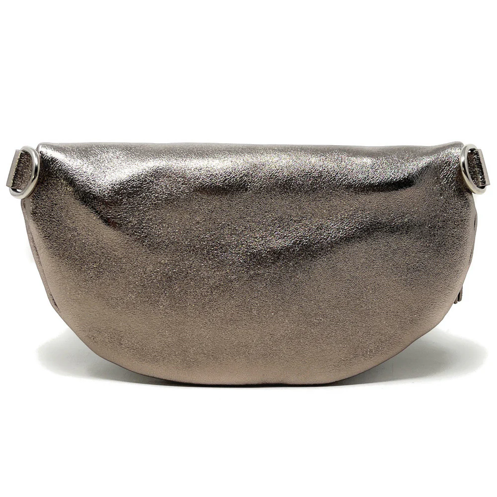 Sac banane en cuir irisé LOU Champagne irisé - Image 3