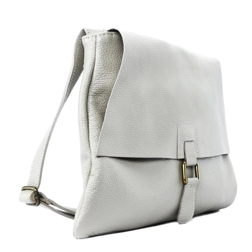 Sac bandoulière en cuir grainé COQUETTE Blanc - Image 2
