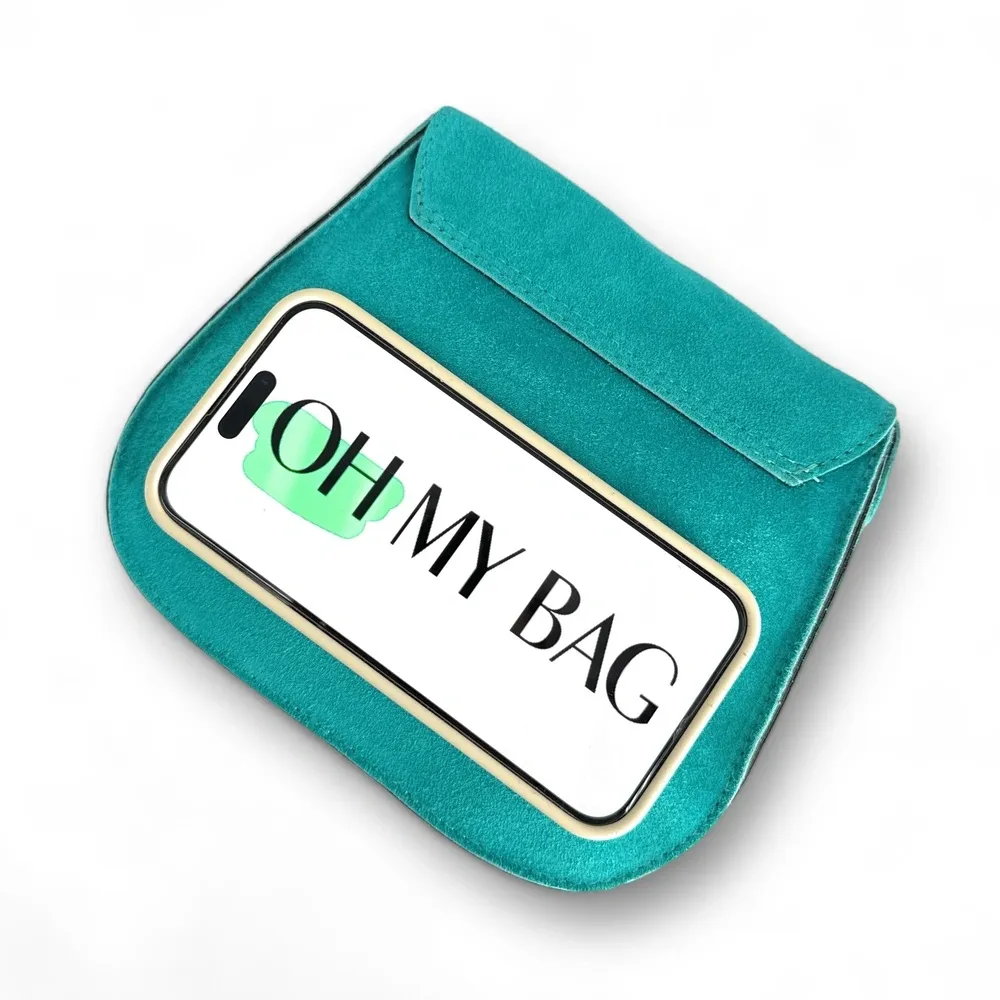 Sac bandoulière en daim PACHUCA Bleu turquoise - Image 5