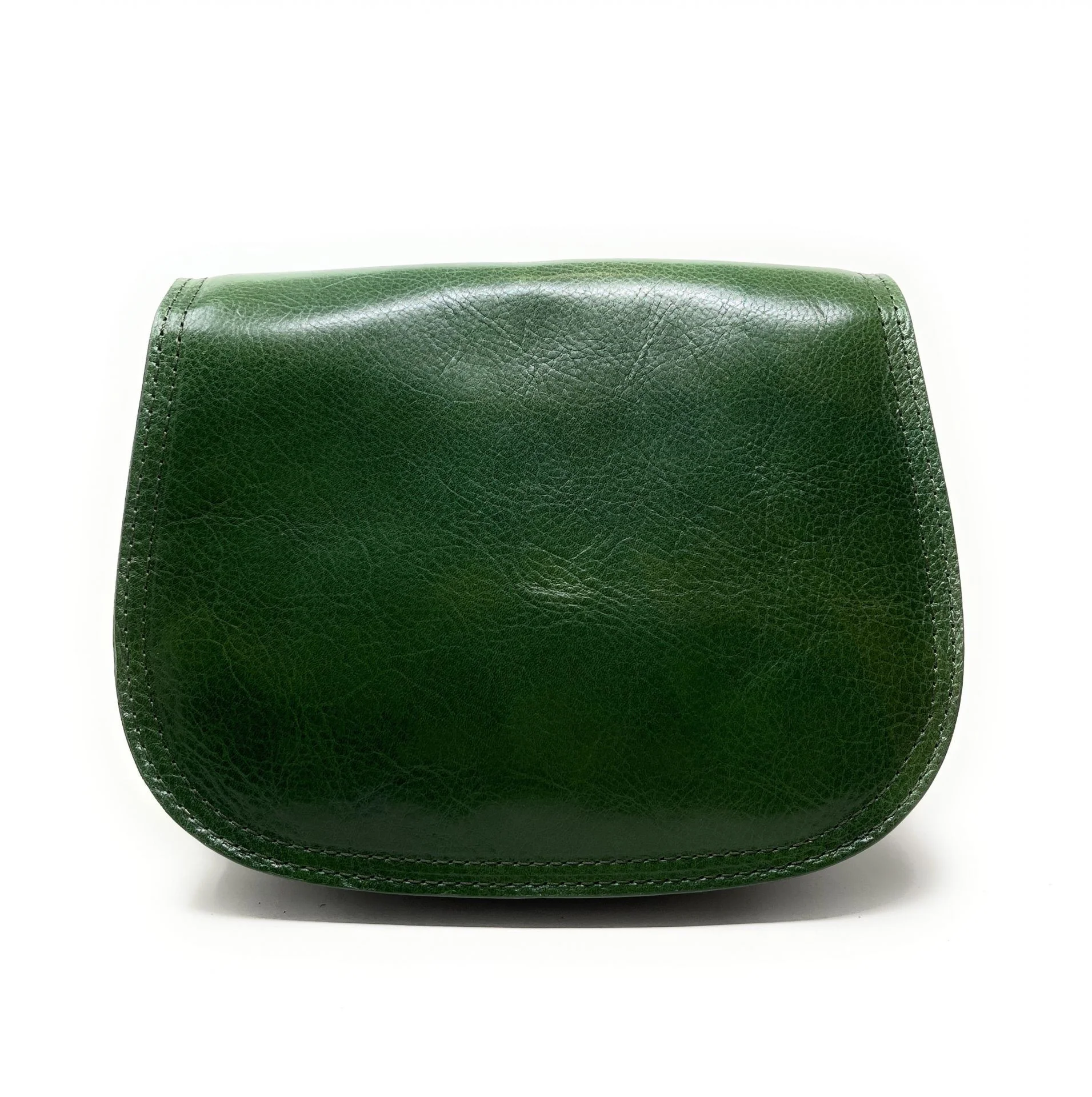 Sac bandoulière en cuir lisse SPENCER Kaki