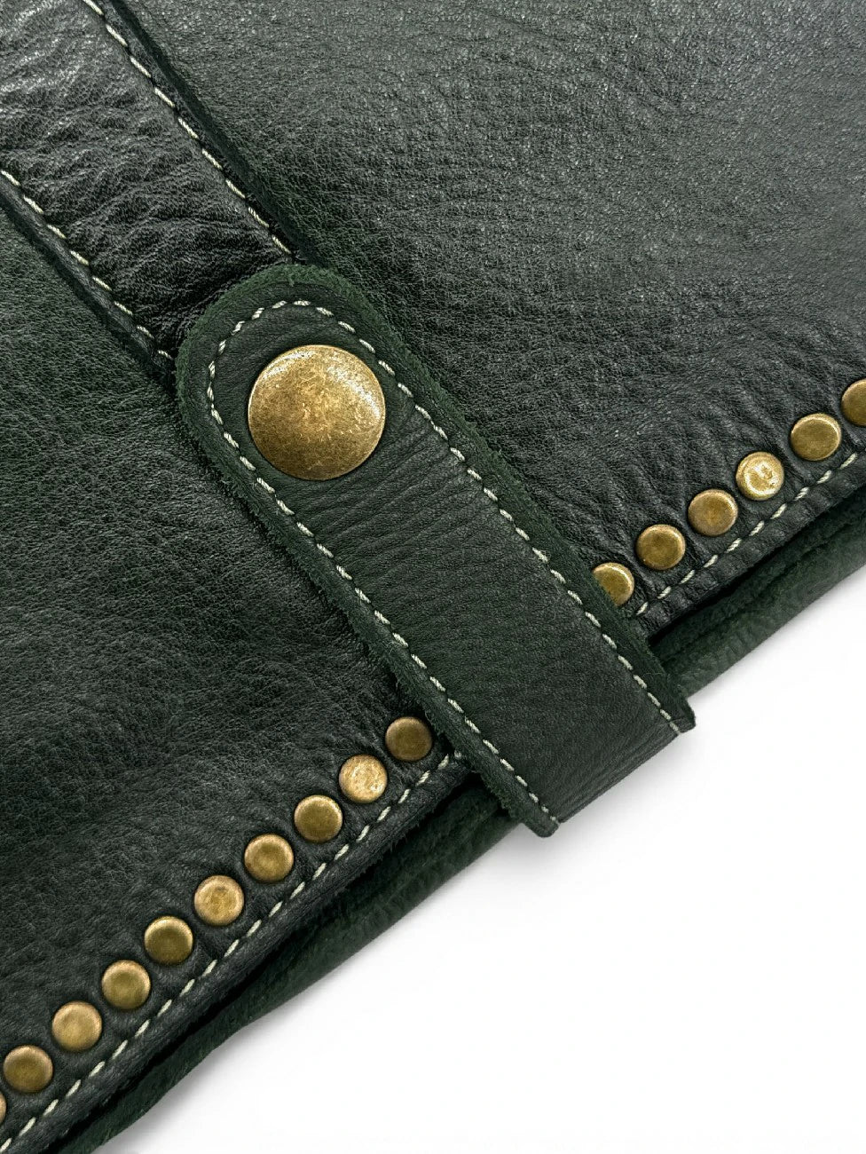 Sac besace en cuir vintage MISS K Vert forêt - Image 5