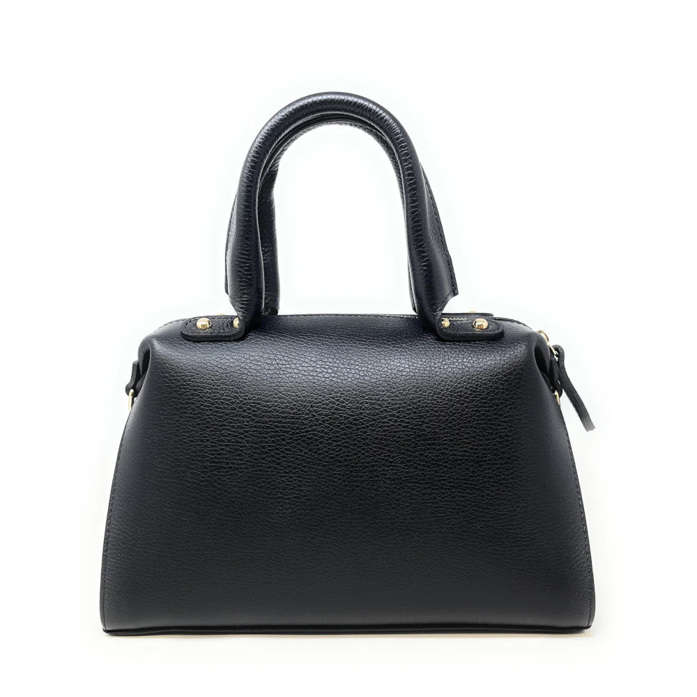 Sac bowling en cuir grainé MAELSTROM Noir