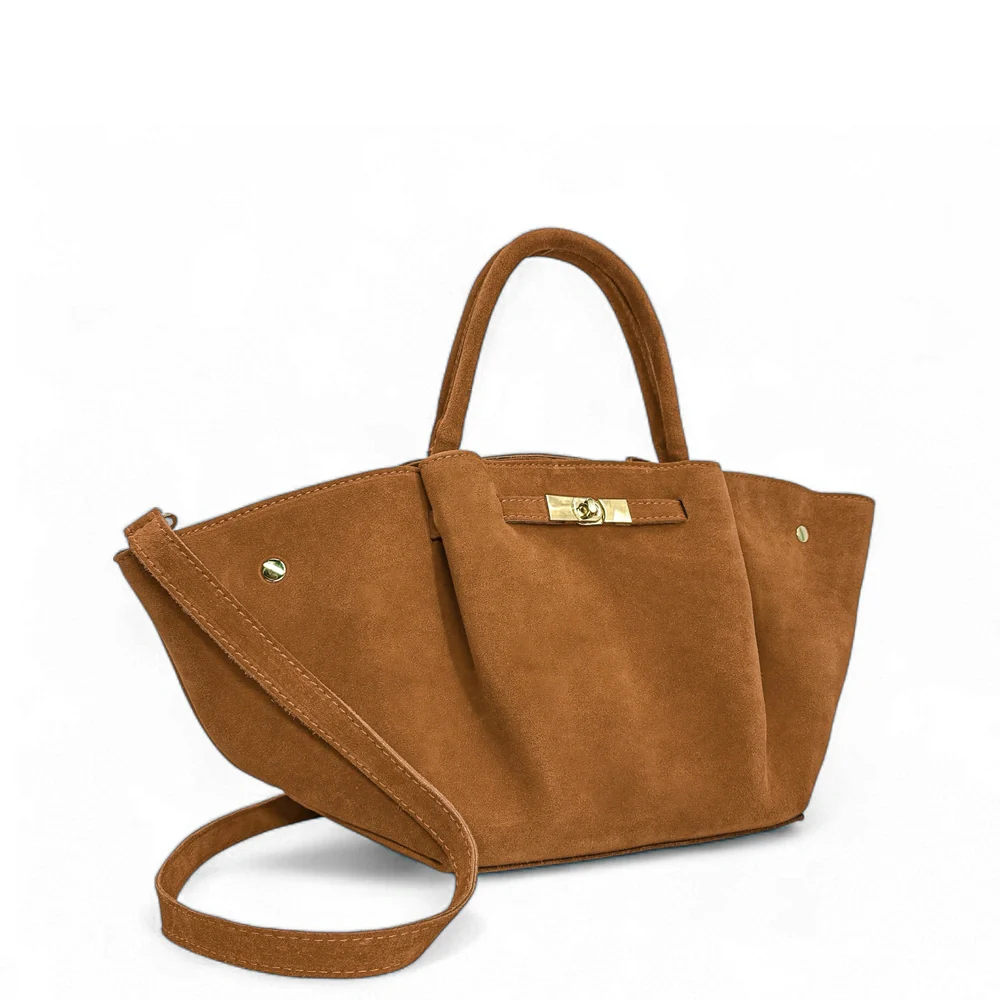 Sac cabas en daim CAPRI SUEDE Camel - Image 3