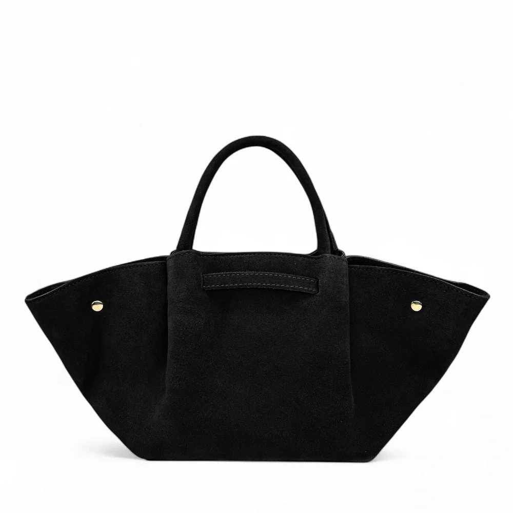 Sac cabas en daim CAPRI SUEDE Noir - Image 5