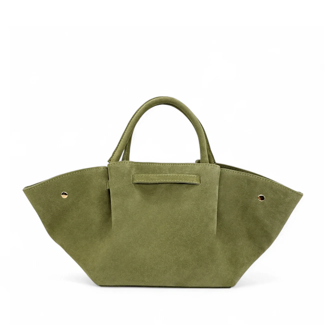 Sac cabas en daim CAPRI SUEDE Vert amande - Image 5