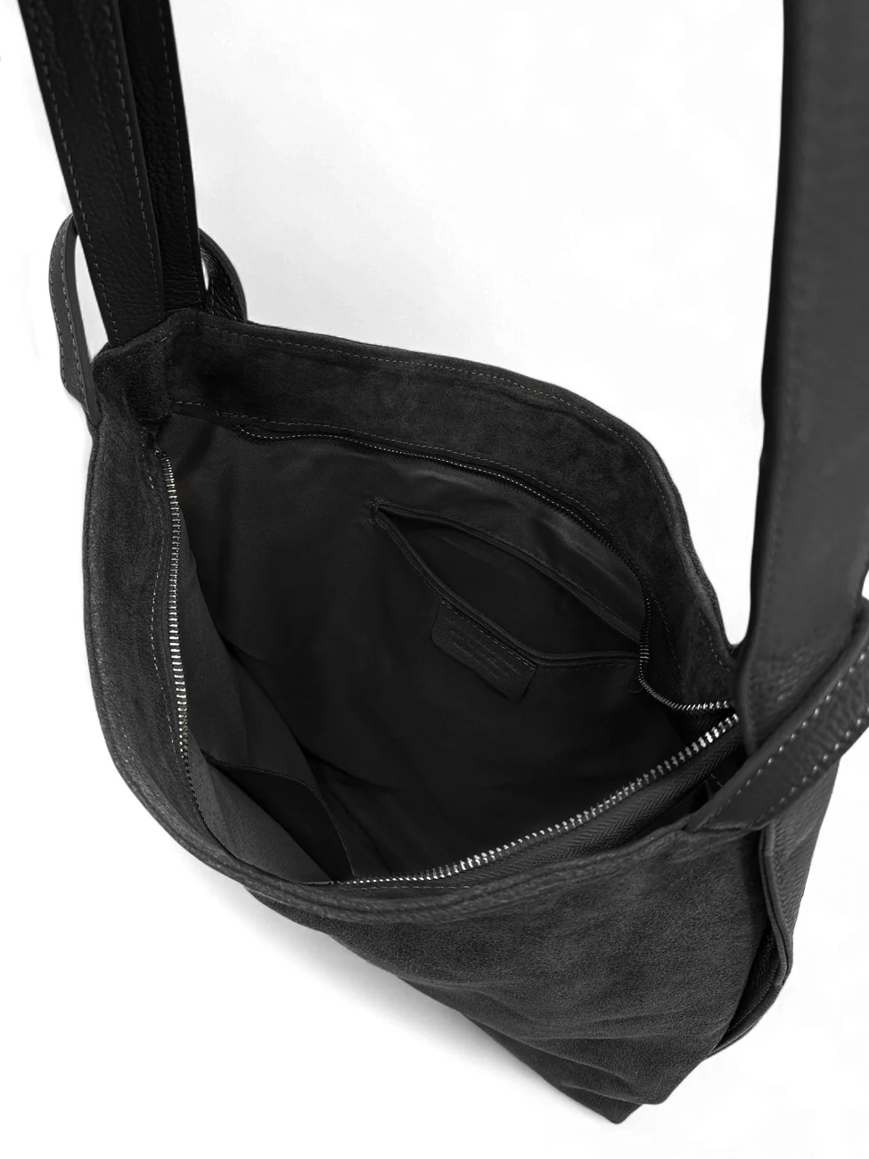 Sac multipositions en daim SOHO SUEDE Noir - Image 6
