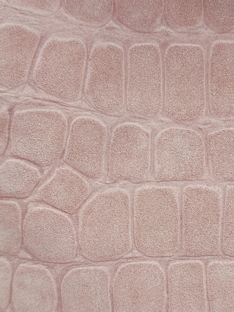 Sac pochette en daim embossé crocodile MAXINE Rose nude - Image 6