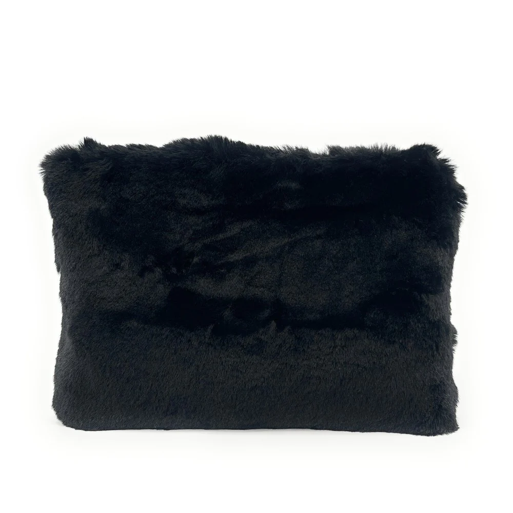 Sac pochette en fausse fourrure FURBY Noir - Image 3