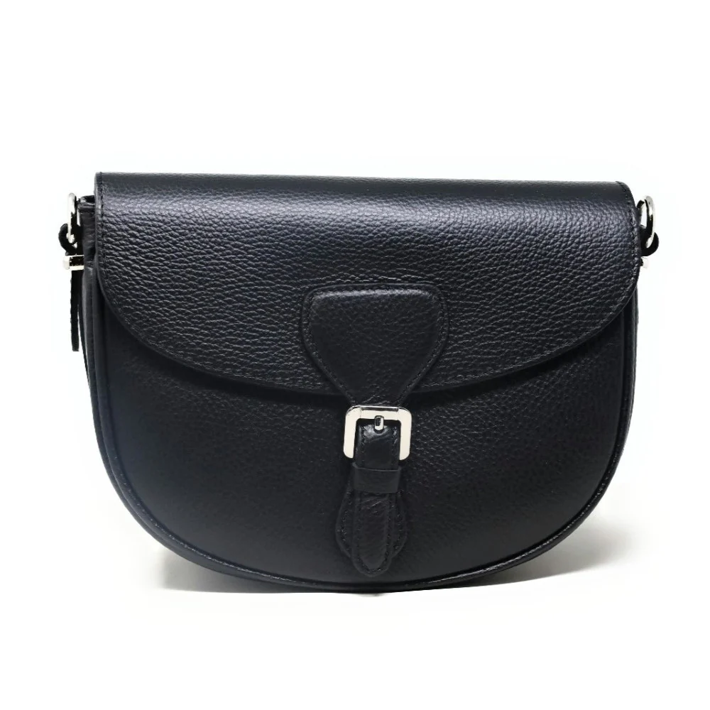 Sac trotteur en cuir grainé MASINA Noir - Image 5