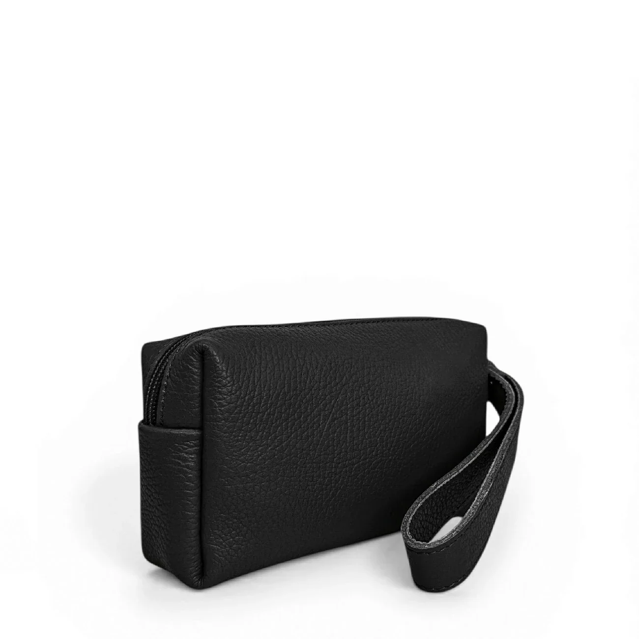 Trousse en cuir grainé ELORA Noir - Image 2