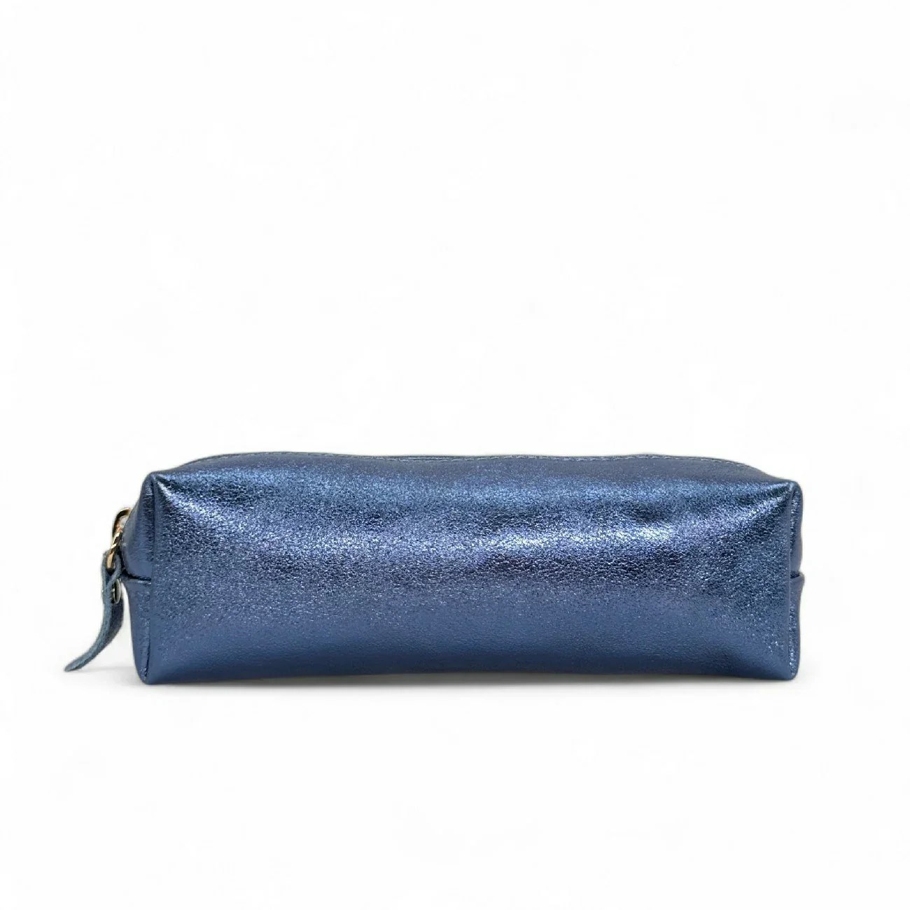 Trousse en cuir irisé TICTOC GLOW Bleu denim - Image 6